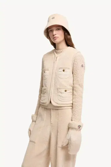 Moncler Teddy Mittens | Thumbnail 3 Moncler Teddy Mittens | Thumbnail 3