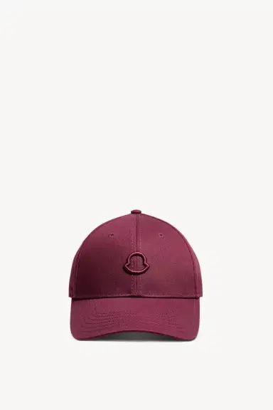 Moncler Logo Cotton Gabardine Baseball Cap | Thumbnail 2 Moncler Logo Cotton Gabardine Baseball Cap | Thumbnail 2