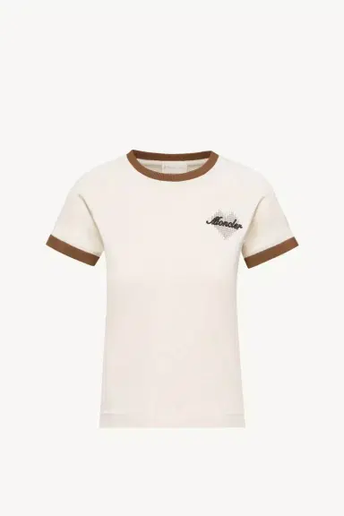 Moncler Heart Logo Cotton T-shirt | Thumbnail 2 Moncler Heart Logo Cotton T-shirt | Thumbnail 2