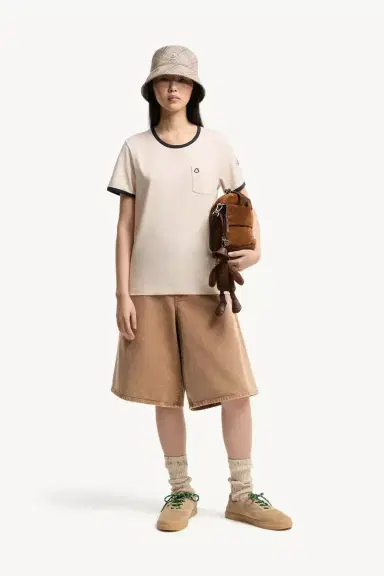 Moncler Embroidered Logo Cotton T-shirt | Thumbnail 3 Moncler Embroidered Logo Cotton T-shirt | Thumbnail 3