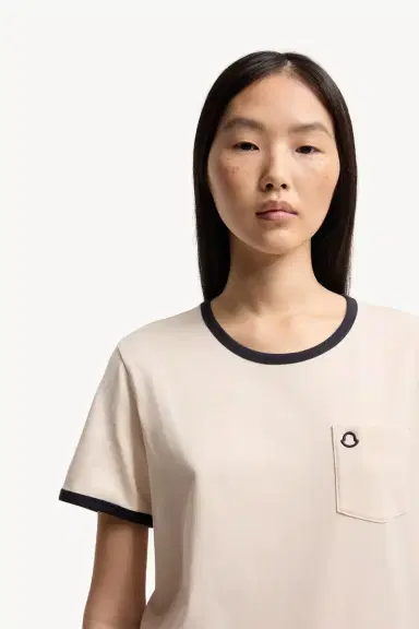 Moncler Embroidered Logo Cotton T-shirt | Thumbnail 7 Moncler Embroidered Logo Cotton T-shirt | Thumbnail 7