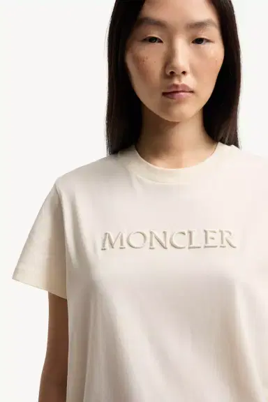 Moncler Embroidered Tonal Logo Cotton T-shirt | Thumbnail 6 Moncler Embroidered Tonal Logo Cotton T-shirt | Thumbnail 6