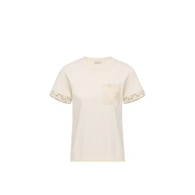Macramé-trimmed Cotton T-shirt Macramé-trimmed Cotton T-shirt