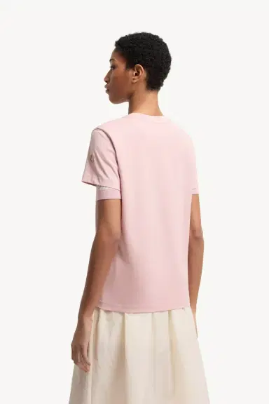 Moncler Embroidered Logo Cotton T-shirt | Thumbnail 5 Moncler Embroidered Logo Cotton T-shirt | Thumbnail 5
