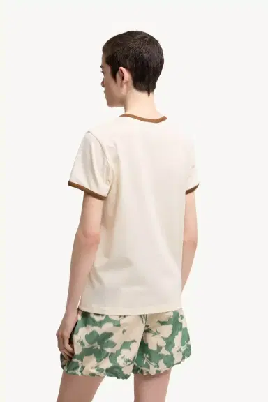 Moncler Flock Logo Jersey T-shirt | Thumbnail 6 Moncler Flock Logo Jersey T-shirt | Thumbnail 6