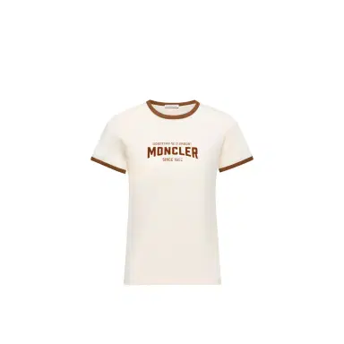 Moncler Flock Logo Jersey T-shirt | Thumbnail 1 Moncler Flock Logo Jersey T-shirt | Thumbnail 1