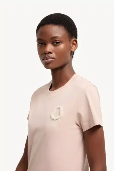 Moncler Embroidered Logo Cotton T-shirt | Thumbnail 3 Moncler Embroidered Logo Cotton T-shirt | Thumbnail 3