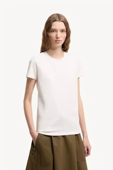 Moncler Logo Patch Cotton Jersey T-shirt | Thumbnail 4 Moncler Logo Patch Cotton Jersey T-shirt | Thumbnail 4