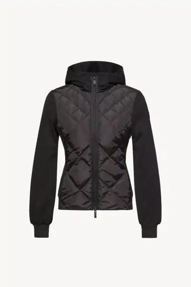 Moncler Cotton Fleece Padded Zip-up Hoodie | Thumbnail 2 Moncler Cotton Fleece Padded Zip-up Hoodie | Thumbnail 2