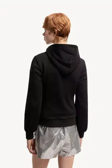 Moncler Cotton Fleece Padded Zip-up Hoodie | Thumbnail 6 Moncler Cotton Fleece Padded Zip-up Hoodie | Thumbnail 6