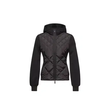 Moncler Cotton Fleece Padded Zip-up Hoodie | Thumbnail 1 Moncler Cotton Fleece Padded Zip-up Hoodie | Thumbnail 1