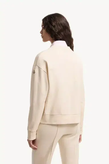 Moncler Embroidered Logo Cotton Sweatshirt | Thumbnail 5 Moncler Embroidered Logo Cotton Sweatshirt | Thumbnail 5