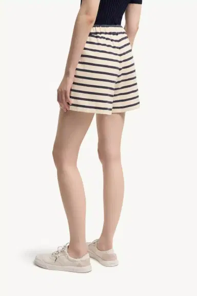 Moncler Striped Cotton Shorts | Thumbnail 6 Moncler Striped Cotton Shorts | Thumbnail 6