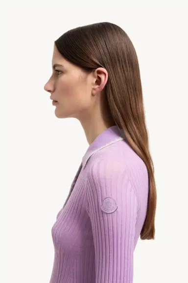 Moncler Wool Long Sleeve Polo Shirt | Thumbnail 4 Moncler Wool Long Sleeve Polo Shirt | Thumbnail 4