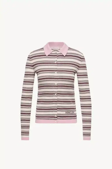 Moncler Cotton Crêpe Polo Shirt | Thumbnail 2 Moncler Cotton Crêpe Polo Shirt | Thumbnail 2
