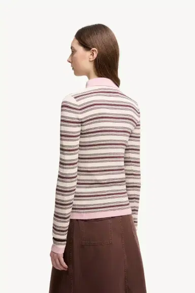 Moncler Cotton Crêpe Polo Shirt | Thumbnail 6 Moncler Cotton Crêpe Polo Shirt | Thumbnail 6