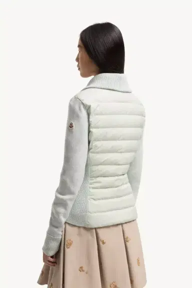 Moncler Padded Wool Zip-up Cardigan | Thumbnail 6 Moncler Padded Wool Zip-up Cardigan | Thumbnail 6