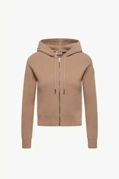 Moncler Cashmere & Wool Zip-up Hoodie | Thumbnail 2 Moncler Cashmere & Wool Zip-up Hoodie | Thumbnail 2