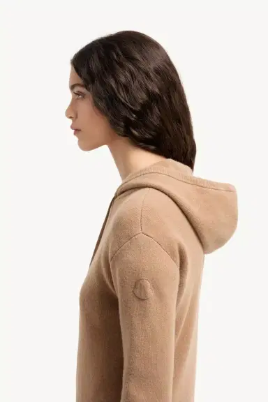 Moncler Cashmere & Wool Zip-up Hoodie | Thumbnail 4 Moncler Cashmere & Wool Zip-up Hoodie | Thumbnail 4