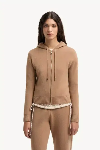 Moncler Cashmere & Wool Zip-up Hoodie | Thumbnail 5 Moncler Cashmere & Wool Zip-up Hoodie | Thumbnail 5