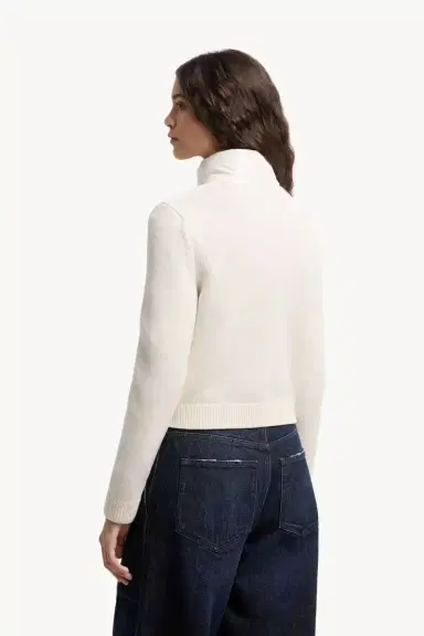 Moncler Padded Zip-up Wool Cardigan | Thumbnail 6 Moncler Padded Zip-up Wool Cardigan | Thumbnail 6