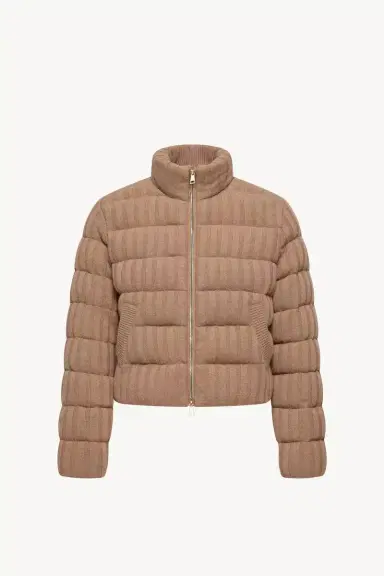 Moncler Wool & Cashmere Blend Padded Cardigan | Thumbnail 2 Moncler Wool & Cashmere Blend Padded Cardigan | Thumbnail 2