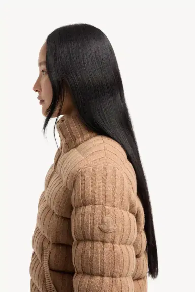 Moncler Wool & Cashmere Blend Padded Cardigan | Thumbnail 4 Moncler Wool & Cashmere Blend Padded Cardigan | Thumbnail 4