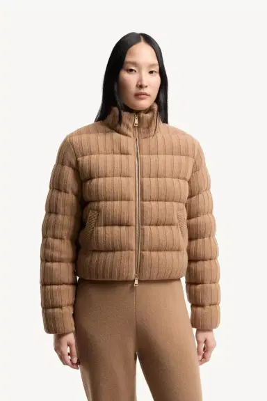 Moncler Wool & Cashmere Blend Padded Cardigan | Thumbnail 5 Moncler Wool & Cashmere Blend Padded Cardigan | Thumbnail 5