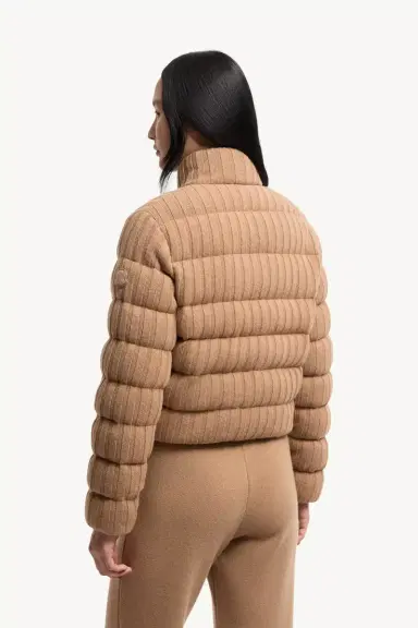 Moncler Wool & Cashmere Blend Padded Cardigan | Thumbnail 6 Moncler Wool & Cashmere Blend Padded Cardigan | Thumbnail 6