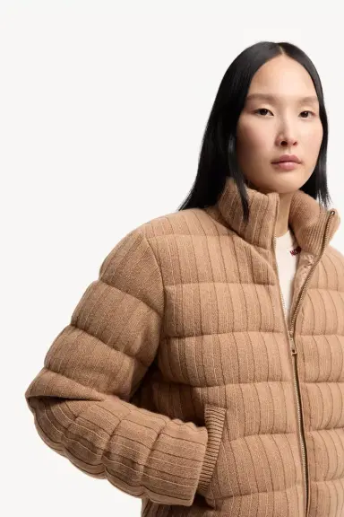 Moncler Wool & Cashmere Blend Padded Cardigan | Thumbnail 7 Moncler Wool & Cashmere Blend Padded Cardigan | Thumbnail 7