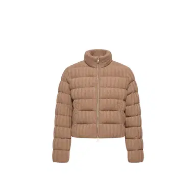 Moncler Wool & Cashmere Blend Padded Cardigan | Thumbnail 1 Moncler Wool & Cashmere Blend Padded Cardigan | Thumbnail 1