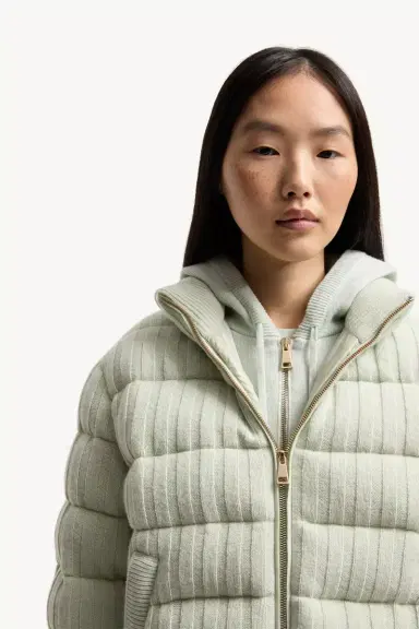 Moncler Wool & Cashmere Blend Padded Cardigan | Thumbnail 7 Moncler Wool & Cashmere Blend Padded Cardigan | Thumbnail 7