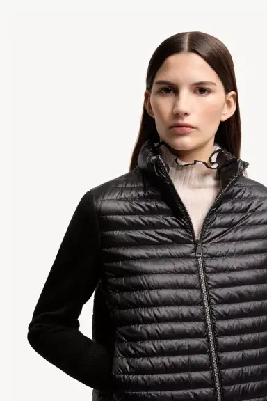 Moncler Padded Wool Zip-up Cardigan | Thumbnail 7 Moncler Padded Wool Zip-up Cardigan | Thumbnail 7