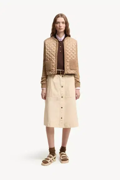 Moncler Geometric-quilted Padded Zip-up Cardigan | Thumbnail 3 Moncler Geometric-quilted Padded Zip-up Cardigan | Thumbnail 3