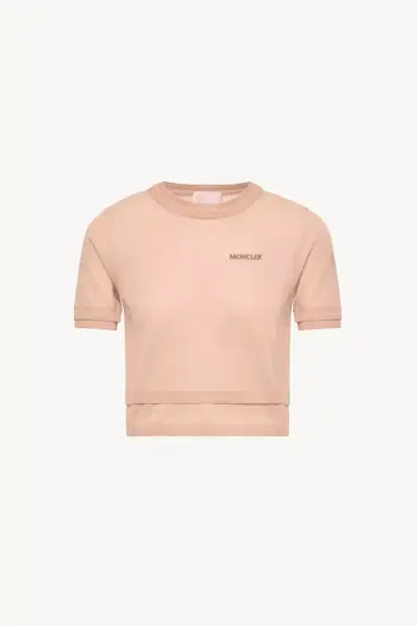 Moncler Double-trimmed Cotton T-shirt | Thumbnail 2 Moncler Double-trimmed Cotton T-shirt | Thumbnail 2