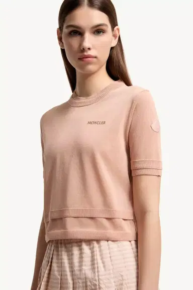 Moncler Double-trimmed Cotton T-shirt | Thumbnail 7 Moncler Double-trimmed Cotton T-shirt | Thumbnail 7