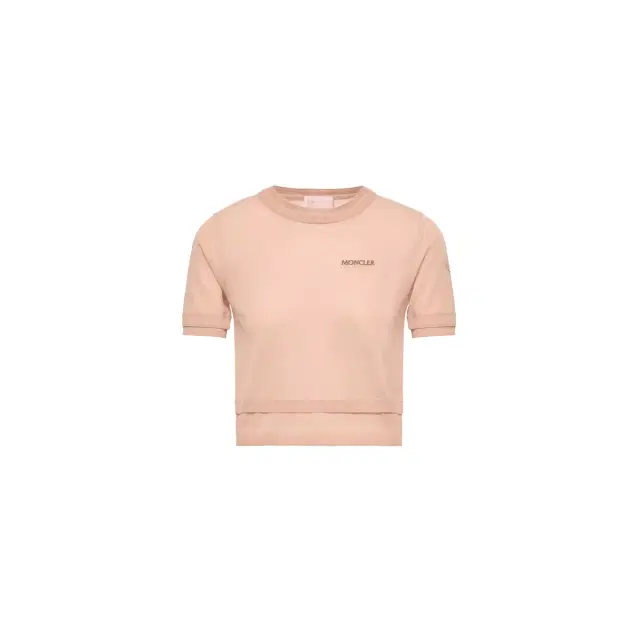 Double-trimmed Cotton T-shirt Double-trimmed Cotton T-shirt