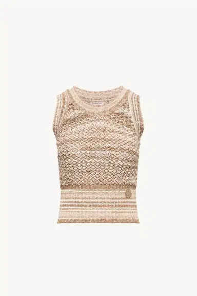 Moncler Striped Tank Top | Thumbnail 2 Moncler Striped Tank Top | Thumbnail 2