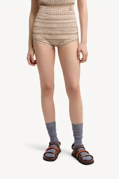 Moncler Striped Mini Shorts | Thumbnail 5 Moncler Striped Mini Shorts | Thumbnail 5
