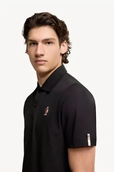 Moncler Grenoble Logo Patch Polo Shirt | Thumbnail 4 Moncler Grenoble Logo Patch Polo Shirt | Thumbnail 4
