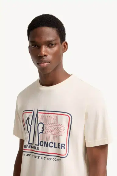 Moncler Grenoble Logo Cotton Blend T-shirt | Thumbnail 4 Moncler Grenoble Logo Cotton Blend T-shirt | Thumbnail 4