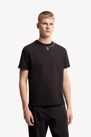 Moncler Grenoble Logo Cotton T-shirt | Thumbnail 5 Moncler Grenoble Logo Cotton T-shirt | Thumbnail 5