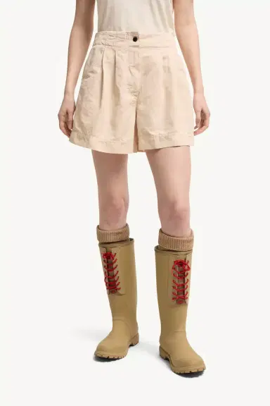 Moncler Grenoble Cotton & Linen Blend Shorts | Thumbnail 5 Moncler Grenoble Cotton & Linen Blend Shorts | Thumbnail 5