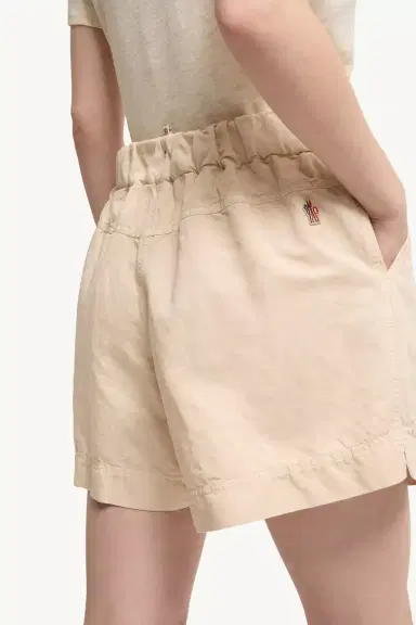 Moncler Grenoble Cotton & Linen Blend Shorts | Thumbnail 7 Moncler Grenoble Cotton & Linen Blend Shorts | Thumbnail 7