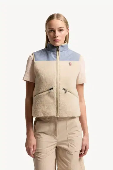 Moncler Grenoble Teddy & Chambray Vest | Thumbnail 5 Moncler Grenoble Teddy & Chambray Vest | Thumbnail 5