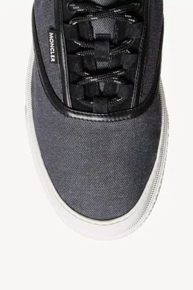 Moncler Vera Leisure Denim Sneakers | Thumbnail 4 Moncler Vera Leisure Denim Sneakers | Thumbnail 4