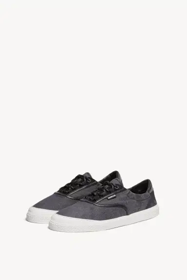 Moncler Vera Leisure Denim Sneakers | Thumbnail 6 Moncler Vera Leisure Denim Sneakers | Thumbnail 6