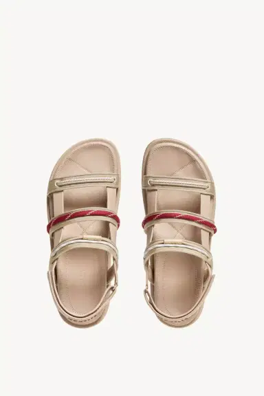 Moncler Vera Isla Leather Sandals | Thumbnail 6 Moncler Vera Isla Leather Sandals | Thumbnail 6