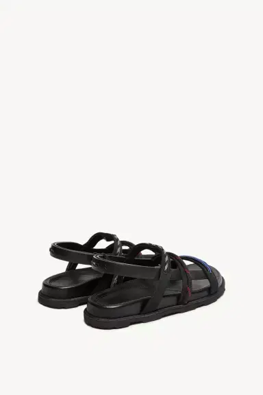Moncler Vera Isla Leather Sandals | Thumbnail 5 Moncler Vera Isla Leather Sandals | Thumbnail 5