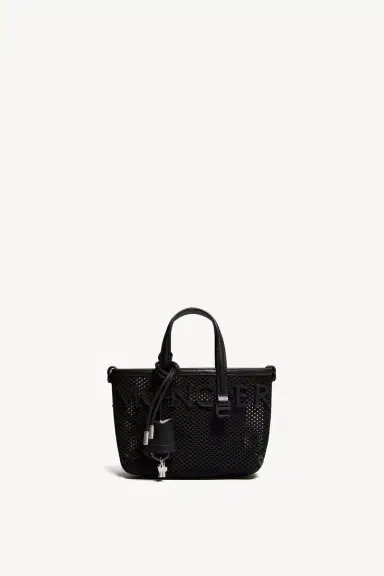 Moncler Very Mesh & Leather Tote Bag | Thumbnail 2 Moncler Very Mesh & Leather Tote Bag | Thumbnail 2